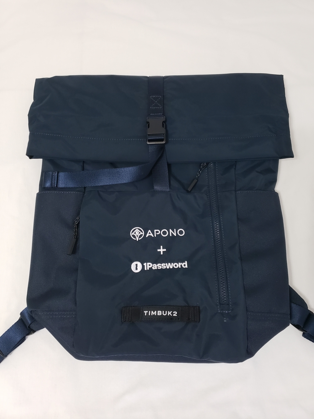 Timbuk2 Tuck Backpack APONO x 1Password Eco Nautical Rolltop Laptop Bag NWT